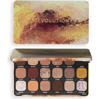 Makeup Revolution Forever Flawless Øjenskygge palette Skygge Bronze Temptation 18x1.1 g - 18x1.1 g