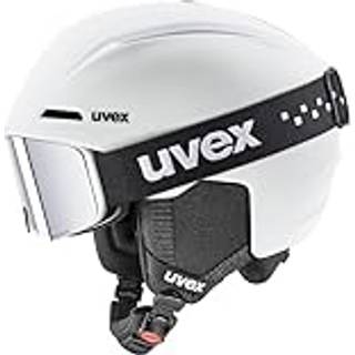 Uvex Viti Set, skihjelm + skibriller, junior, hvid