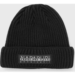 NAPAPIJRI Herren Mütze schwarz Mikrofaser