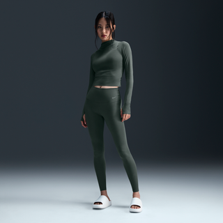 Nike Zenvy-leggings i fuld længde med let støtte og høj talje til kvinder - grøn - XS (EU 32-34)