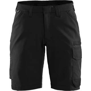 Blåkläder 7123 DAME Service shorts 4-vejs stretch / DAME Service shorts 4-vejs stretch - C42 - Sort/Mørk Grå