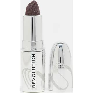 Revolution Metallic Muse Glitter Lipstick Iced Berry