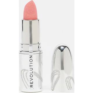 Revolution Metallic Muse Glitter Lipstick Baby Pink