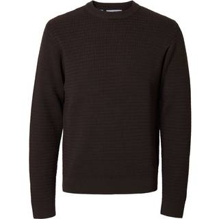 SLHTHEO LS KNIT STRUCTURE CREW NECK
