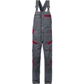 Fristads 129486 Overalls 1555 / Arbejdsoveralls Grå/Rød C148