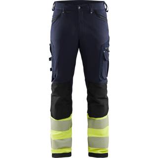 Blåkläder 1193 High vis buks 4-vejs stretch / High vis buks 4-vejs stretch - D108 - Marineblå/High Vis Gul