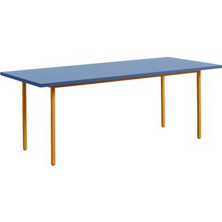 HAY Two-Colour spisebord 90x200 cm Ochre-blue