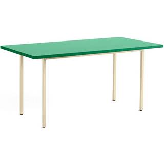 HAY Two-Colour Dining Table (160x82 cm) Spisebord Ivory & Green Mint