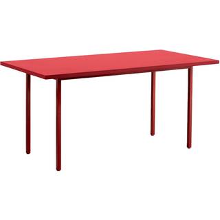 HAY Two-Colour Dining Table (240x90 cm) Spisebord Maroon Red & Red