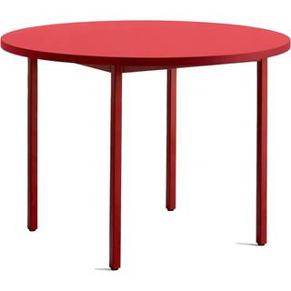 HAY Two-Colour Dining Table (160x82 cm) Spisebord Maroon Red & Red