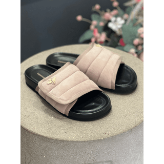 Copenhagen Shoes Dame Sandal: Stories Suede - Biscuit 36