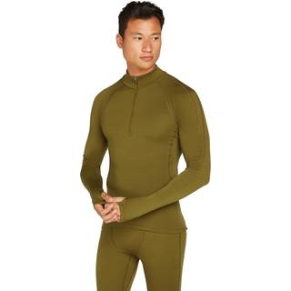 Icebreaker Men's Merino 300 MerinoFine™ Polar Longsleeve Half Zip, Algae, M