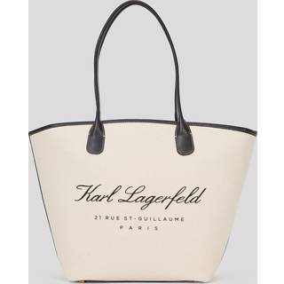 Karl Lagerfeld Hotel Karl Medium Shopper taske elfenben