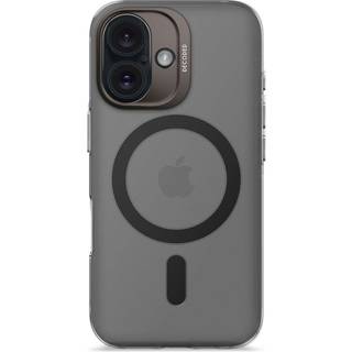 Decoded iPhone 16 Clear Bagside Cover - 100% Genbrugsplast - MagSafe Kompatibel - Gennemsigtig / Mat Sort