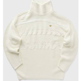 Premium Oversized Knit Turtleneck - Off White - S