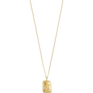 Pilgrim TVILLING Zodiac Sign halskæde, guldbelagt