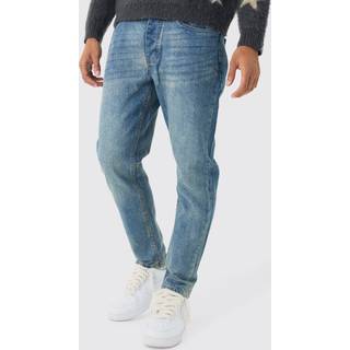 Mens Tapered Rigid Jean In Vintage Blue