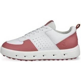 Ecco Street 720 Vandtætte Dame Golfsko Uden Spikes - White/Petal - Str. 41 Normal