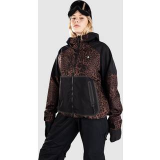Volcom Revna 20K Shell Jakke - S - leopard
