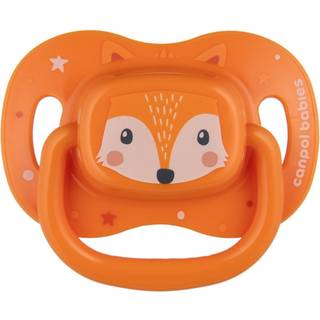 Canpol babies Cute Animals Soother 0-6m sut Orange 1 stk. - 1 stk.