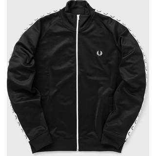 Fred Perry Taped Track Jacket Black