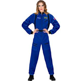 Blåt Astronaut kostume