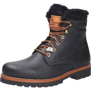Panama Jack Herren Schnürboots schwarz Glattleder