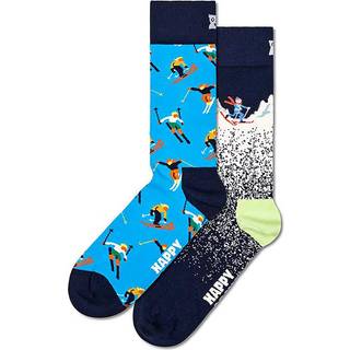 Happy socks 2-pak Skiing Chalet Gift Set - Mixed - Str 36/40