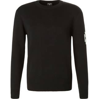 Strellson Herren Pullover schwarz unifarben