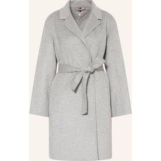 Double Faced Wool Blend Belted Coat