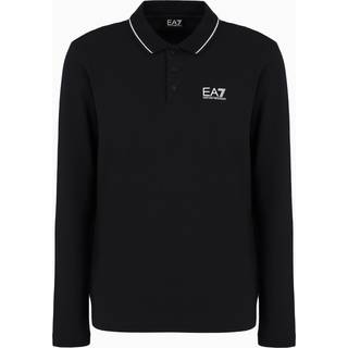 EA7 EA7 Regular Fit Long Sleeve Polo Shirt - XX-Large