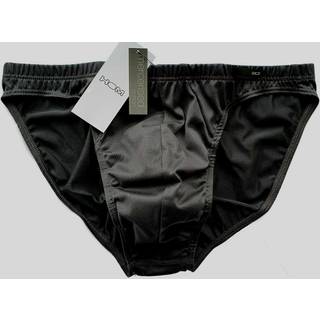 HOM Herren Slip grau Merc. Baumwolle unifarben