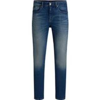 Delaware-jeans med slim fit i blå denim med behageligt stræk