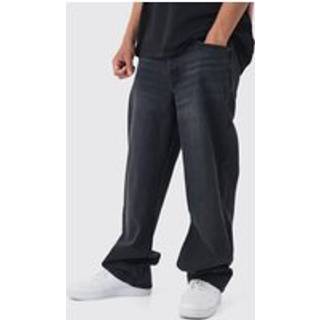Mens Baggy Rigid Jean In Washed Black