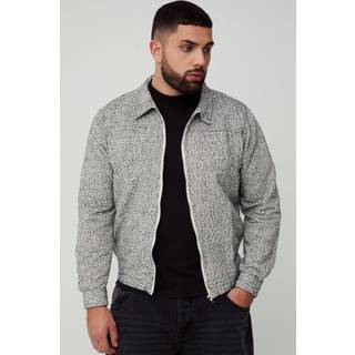 Mens Natural Plus Textured Harrington Jacket