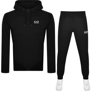 EA7 Emporio Armani Logo Tracksuit Black