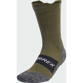adidas Terrex Terrex Cold.RDY Crew Wool Socks Vandresokker størrelse L - EU: 43-45 farve olivengrøn