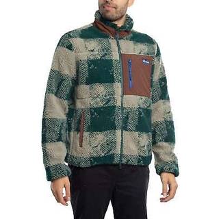 Penfield Penfield Mens Green Textured Check Mattawa Jacket