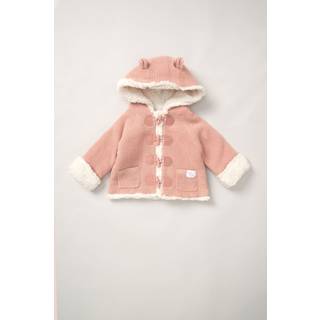 Rock-A-Bye Baby Boutique Rock-A-Bye Baby Boutique 100% bomuld True Knit Cardigan med Sherpa-for