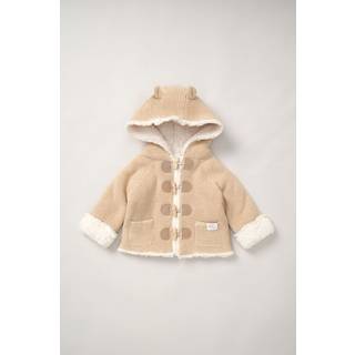 Rock-A-Bye Baby Boutique 100% bomuld True Knit Cardigan med Sherpa-forOp til 3 måneder (50 - 62cm)