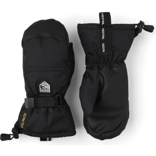 Hestra Juniors' GORE-TEX Gauntlet Black, Svart, 4-5 år