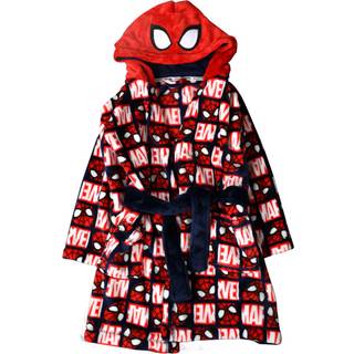 Brand Threads Brand Threads Red Spiderman Boys Hooded Dressing Gown