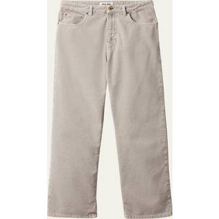 Garment-Dyed Corduroy Pants in Granite Gray - 42