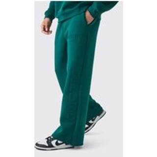 Mens Forest Embossed Worldwide Wide Leg Jogger