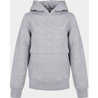 Build Your Brand BY185 Kids´ Organic Basic Hoody Heather Grey 134/140