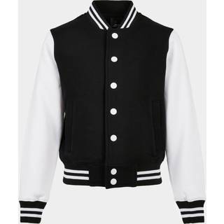 Build Your Brand BY187 Kids´ Organic Sweat College Jacket Black 134/140
