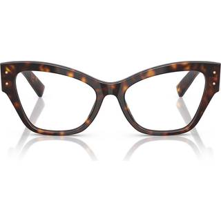 Dolce & Gabbana Kvinde DG3404 502 Vista -rammer Acetat Skildpadde Transparent Sommerfugl Normal