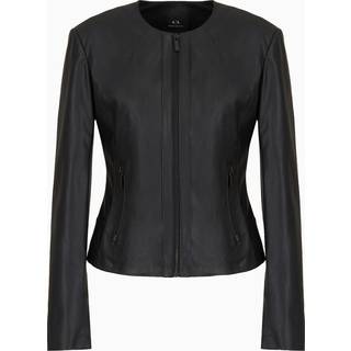 Armani Exchangetil kvinder. 8NYB03YNVLZ1200 Klassisk jakke sort (S), Casual, Polyester, Lange ærmer