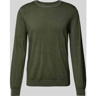 OLYMP Herren Pullover grün unifarben