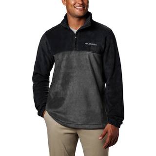 Columbia Men's Steens Mountain Half Zip Black/Grill, Black, Grill, XL